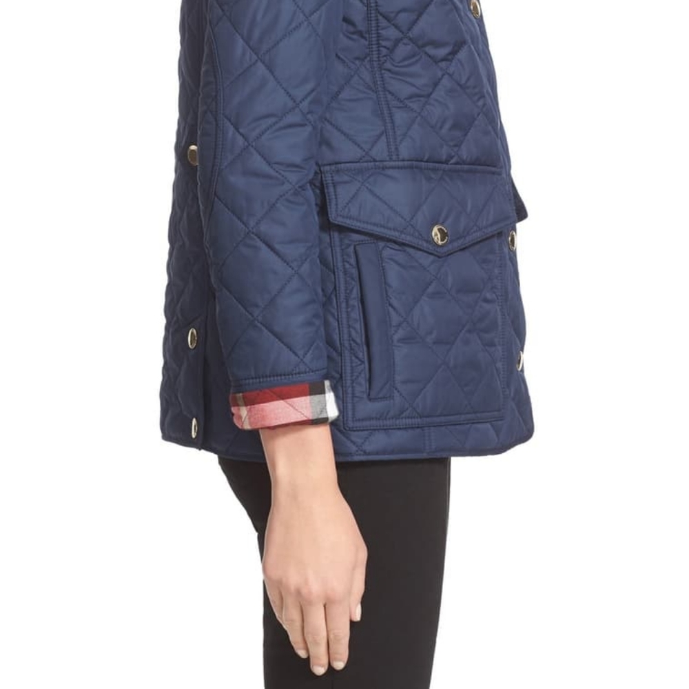 Burberry Westbridge Quilted Jacket Navy - Picture 5 of 8